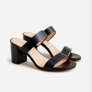 NWT J CREW Lucie double-strap block-heel sandals in size 5h